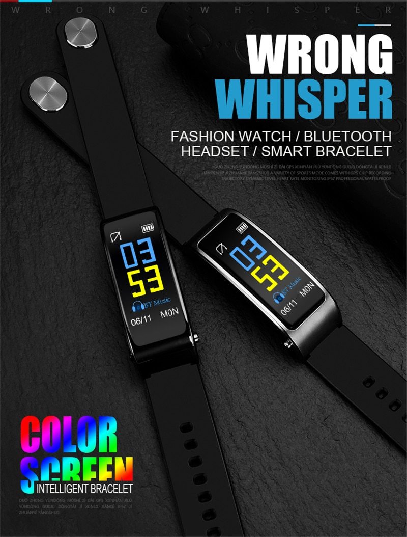 2 in 1 Smartwatch with Wireless Earbuds