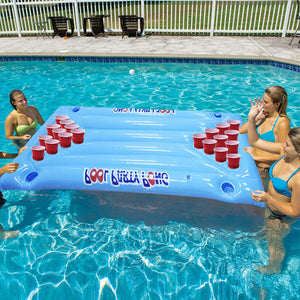 Inflatable Pool Pong Raft