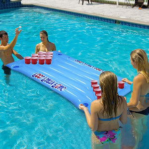 Inflatable Pool Pong Raft