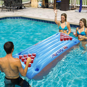 Inflatable Pool Pong Raft