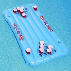 Inflatable Pool Pong Raft